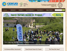 Tablet Screenshot of cekud.org.tr